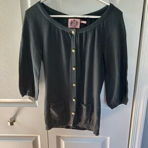 NWOT Juicy Couture Vintage Grey Cardigan